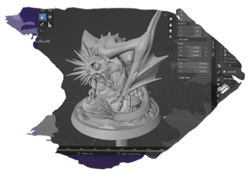 3D sculpt in Blender